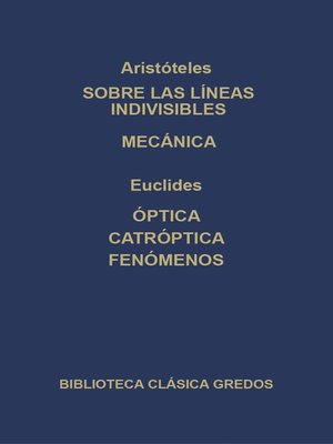 cover image of Sobre las líneas indivisibles. Mecánica. Óptica. caóptrica. Fenómenos.